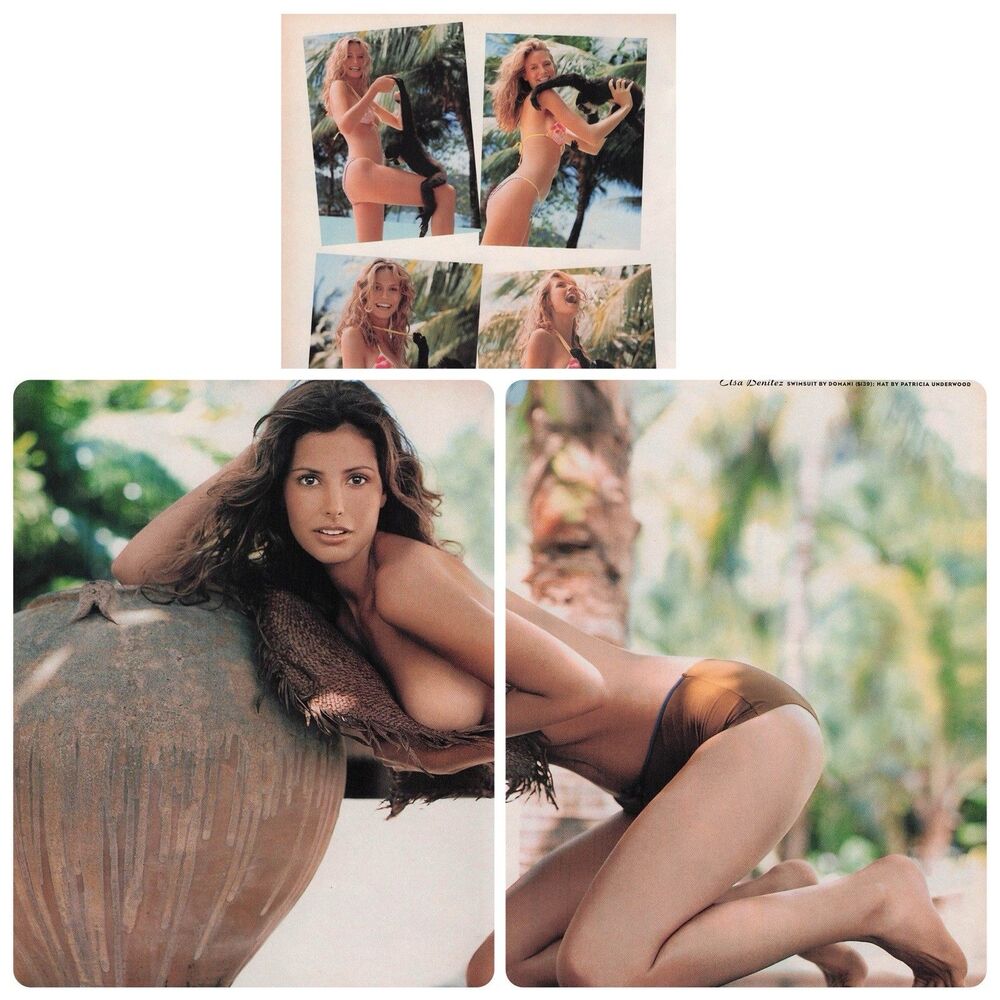 Heidi Klum Sexy Hot Body Model Bikini Long Legs Feet Pinup Magazine Page Photo